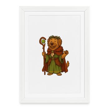 Eldon – Fantasy - Gerahmtes Poster (27 × 37 cm) - Weiß - Vorne