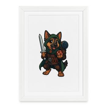 Bronwyn - fantasy - Framed poster (27 × 37 cm) - white - Front