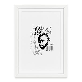Van gogh - Affiche encadrée (27 × 37 cm) - blanc - Devant