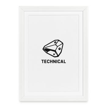 Bloc technique - Affiche encadrée (27 × 37 cm) - blanc - Devant