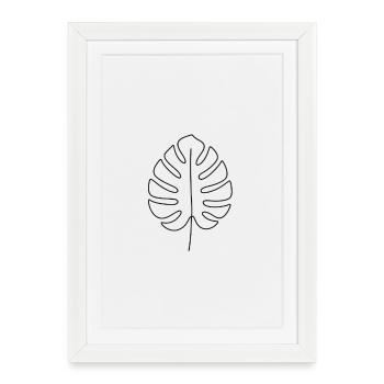 Monstera Merch Plantlover - Framed poster (27 × 37 cm) - white - Front