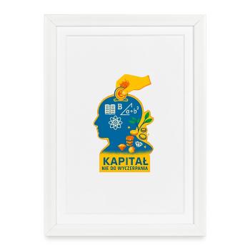 INEXHAUSTIBLE CAPITAL - Framed poster (27 × 37 cm) - white - Front