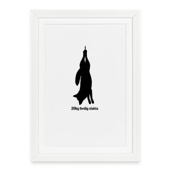 20 kg - Affiche encadrée (27 × 37 cm) - blanc - Devant