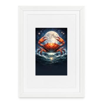 Cancer - Framed poster (27 × 37 cm) - white - Front