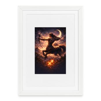 Shooters - Framed poster (27 × 37 cm) - white - Front