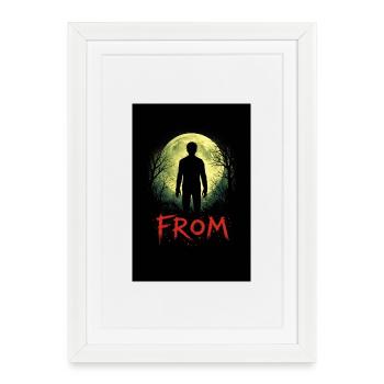 Moonlight Shadow - Framed poster (27 × 37 cm) - white - Front