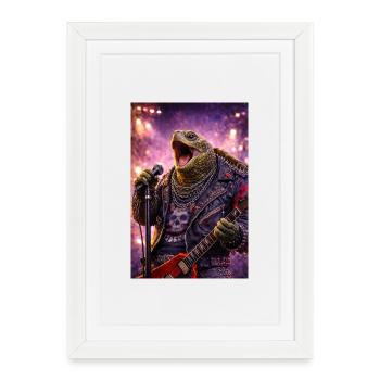 RockyZoo10 - Framed poster (27 × 37 cm) - white - Front