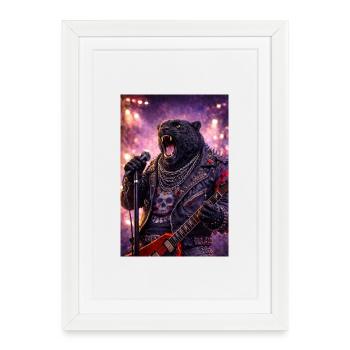 RockyZoo9 - Framed poster (27 × 37 cm) - white - Front