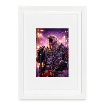 RockyZoo4 - Framed poster (27 × 37 cm) - white - Front