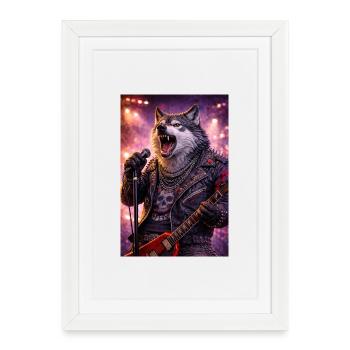 RockyZoo5 - Framed poster (27 × 37 cm) - white - Front