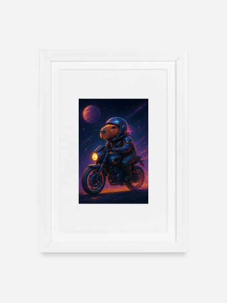 RockyZoo19 - Framed poster (27 × 37 cm) - white