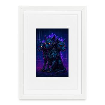 RockyZoo20 - Framed poster (27 × 37 cm) - white - Front