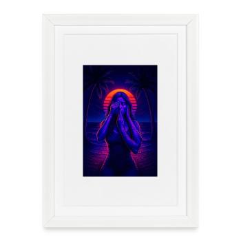 RockyZoo21 - Framed poster (27 × 37 cm) - white - Front