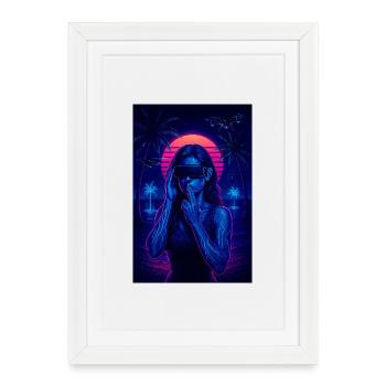 RockyZoo24 - Framed poster (27 × 37 cm) - white - Front