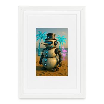 RockyZoo27 - Framed poster (27 × 37 cm) - white - Front