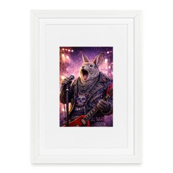 RockyZoo36 - Framed poster (27 × 37 cm) - white - Front