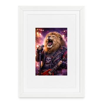 RockyZoo38 - Framed poster (27 × 37 cm) - white - Front
