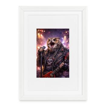 RockyZoo49 - Framed poster (27 × 37 cm) - white - Front