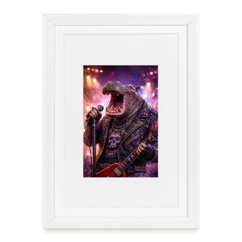 RockyZoo50 - Framed poster (27 × 37 cm) - white - Front