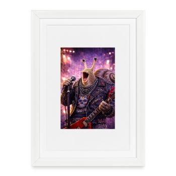 RockyZoo60 - Framed poster (27 × 37 cm) - white - Front