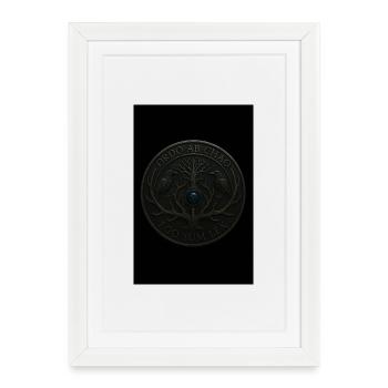Ordo Ab Chao - Ego Sum Lex - Framed poster (27 × 37 cm) - white - Front