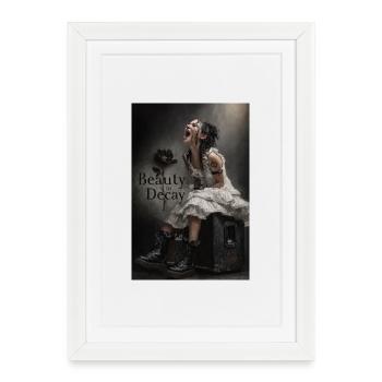 Beauty in Decay: Gothic Moment - Framed poster (27 × 37 cm) - white - Front