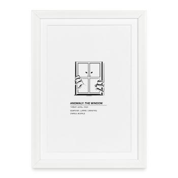 Backrooms the Window black - Framed poster (27 × 37 cm) - white - Front