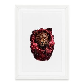jaguar - Affiche encadrée (27 × 37 cm) - blanc - Devant
