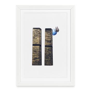 The two Towers - Framed poster (27 × 37 cm) - white - Front