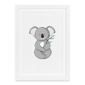 Koala - Affiche encadrée (27 × 37 cm) - blanc - Devant