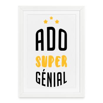 Ado - Adolescent - Adolescente - Famille - Jeune - Framed poster (27 × 37 cm) - white - Front