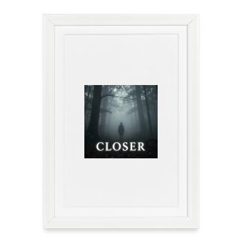 Closer by Mark Noone - Framed poster (27 × 37 cm) - white - Front