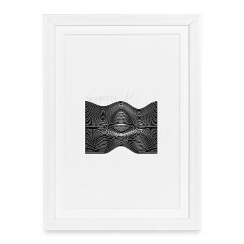 Synth waves Synthesizer - Framed poster (27 × 37 cm) - white - Front