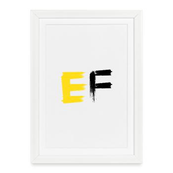 Colorful Dream Animal Abstract Design - Framed poster (27 × 37 cm) - white - Front