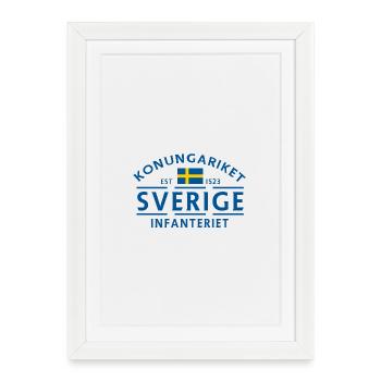 Konungaruket Sverige Infanteriet - Framed poster (27 × 37 cm) - white - Front