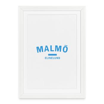 Vardagshjärta Malmö ElineLund Design - Framed poster (27 × 37 cm) - white - Front
