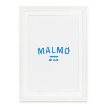 Horizon coloré de la ville de Malmö Hyllie - Affiche encadrée (27 × 37 cm) - blanc - Devant