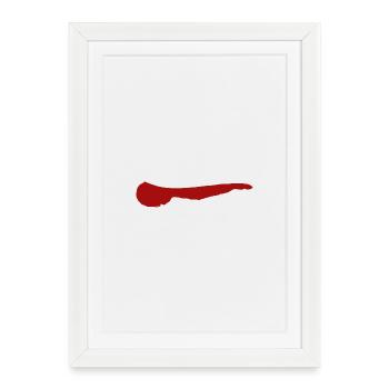 Île d’Ameland - Affiche encadrée (27 × 37 cm) - blanc - Devant