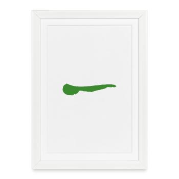 Île d’Ameland - Affiche encadrée (27 × 37 cm) - blanc - Devant