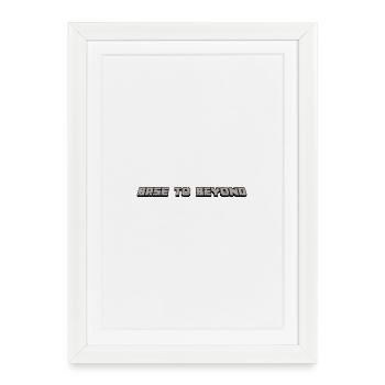 Base to Beyond - Framed poster (27 × 37 cm) - white - Front