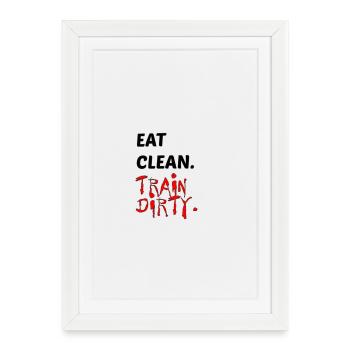 Motivating Environmentally Conscious Healthy Lifestyle - Framed poster (27 × 37 cm) - white - Front