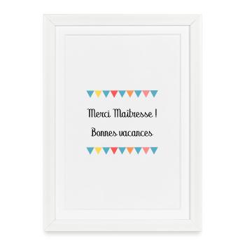 MISTRESS. THANK YOU. THANK YOU MISTRESS - Framed poster (27 × 37 cm) - white - Front