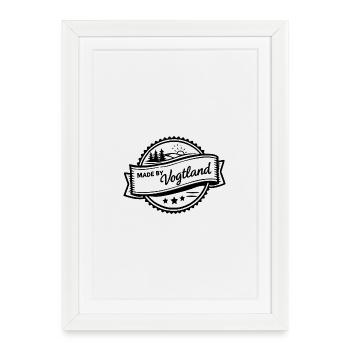 Fabriqué par Vogtland - Affiche encadrée (27 × 37 cm) - blanc - Devant