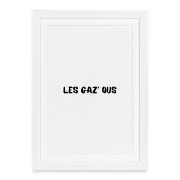 The gaz'elles - Framed poster (27 × 37 cm) - white - Front
