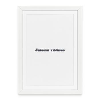 Vivid Jungle Techno Print - Framed poster (27 × 37 cm) - white - Front