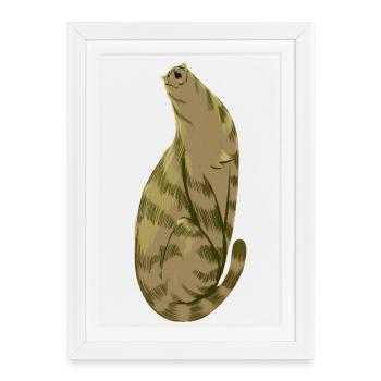 Squishy Olive - Framed poster (27 × 37 cm) - white - Front