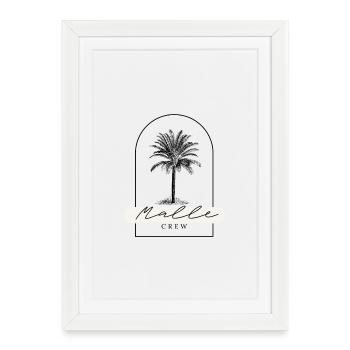 Malle Crew - Affiche encadrée (27 × 37 cm) - blanc - Devant
