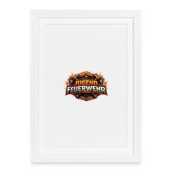 Youth Fire Brigade Fire Logo - Framed poster (27 × 37 cm) - white - Front