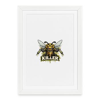 Killer Hornet Battle Battle - Framed poster (27 × 37 cm) - white - Front
