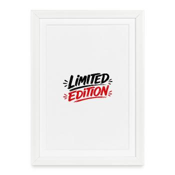 Limited Edition Logo Print - Framed poster (27 × 37 cm) - white - Front